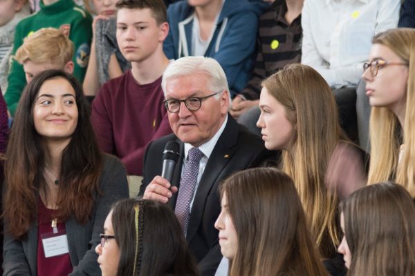 Gespr&auml;ch mit dem Pr&auml;sidenten