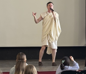 Ein sprechender Mann