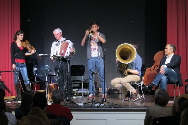 Sarah, Hans, Jonas Well, Axel Hacke