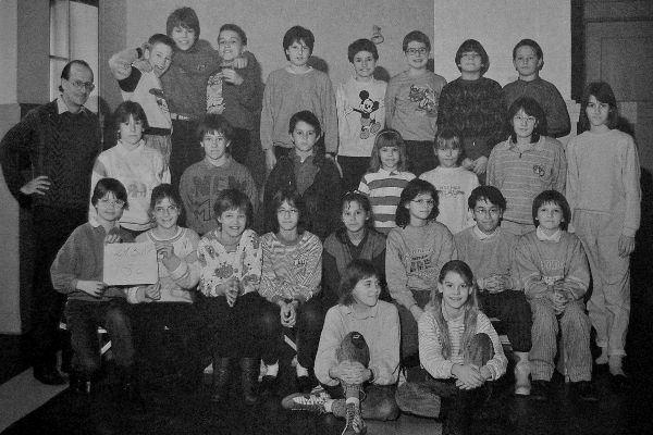 Erste Klasse Jungs am SAG